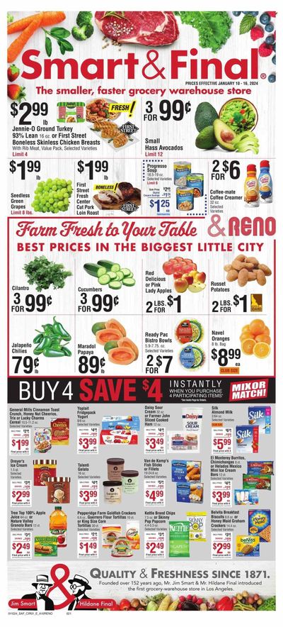 Smart & Final (NV) Weekly Ad Flyer Specials January 10 to January 16, 2024