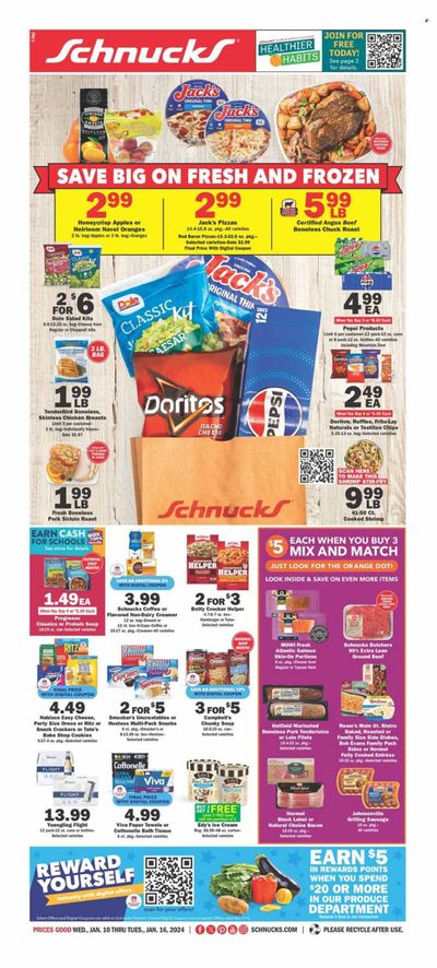 Schnucks Weekly Ad Flyer Specials January 10 to January 16, 2024