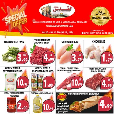 Al-Quds Supermarket Flyer January 12 to 18