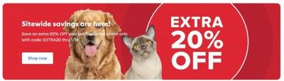 PetSmart Canada Sale: Save An Extra 20% Off Everything Using Promo Code