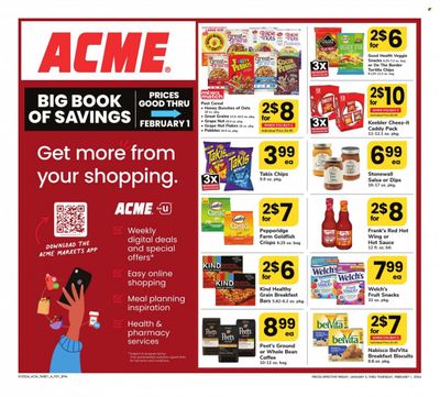 ACME (DE, NJ, NY, PA) Weekly Ad Flyer Specials January 5 to February 1, 2024