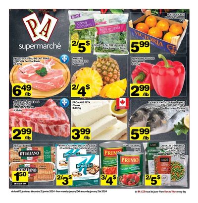 Supermarche PA Flyer January 15 to 21