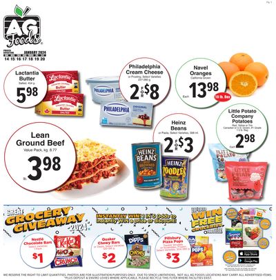 AG Foods Flyer January 14 to 20