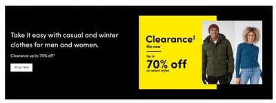 Mark’s Canada Clearance Sale: Sale up to 70% off