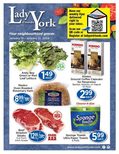 Lady York Foods Flyer January 15 to 21