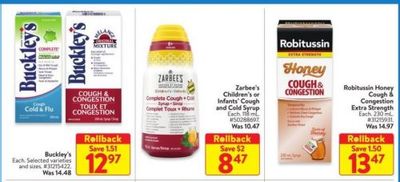 Walmart Canada: Zarbees Children’s or Infants Cough and Cold Syrup $3.47 with Printable Coupon
