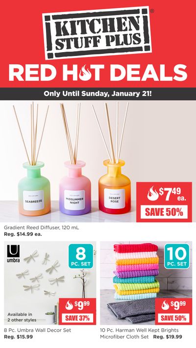 Kitchen Stuff Plus Red Hot Deals Flyer January 15 to 21