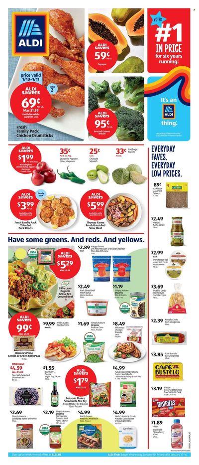 ALDI (CA) Weekly Ad Flyer Specials January 10 to January 16, 2024