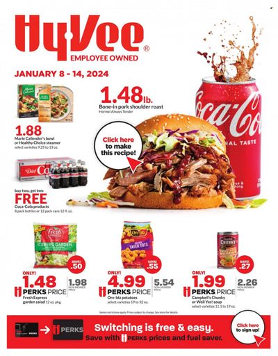 Hy-Vee (IA, IL, MN, MO, SD) Weekly Ad Flyer Specials January 8 to January 14, 2024