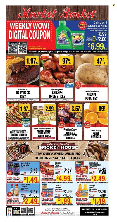 Market Basket (LA, TX) Weekly Ad Flyer Specials January 10 to January 16, 2024