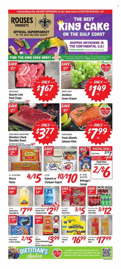 Rouses Markets (AL) Weekly Ad Flyer Specials January 10 to January 17, 2024