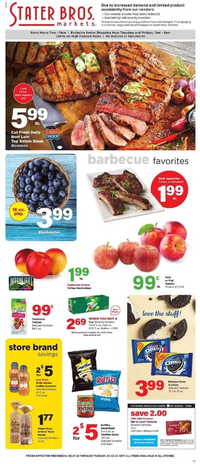 Stater Bros. Weekly Ad & Flyer May 27 to June 2