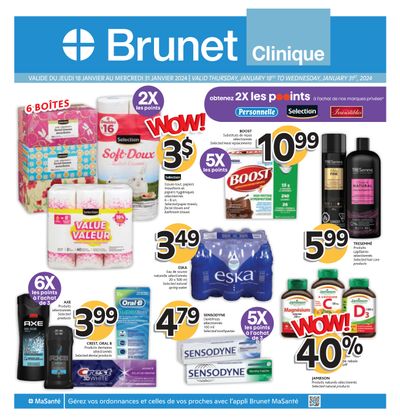 Brunet Clinique Flyer January 18 to 31