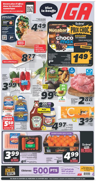 IGA (QC) Flyer January 18 to 24