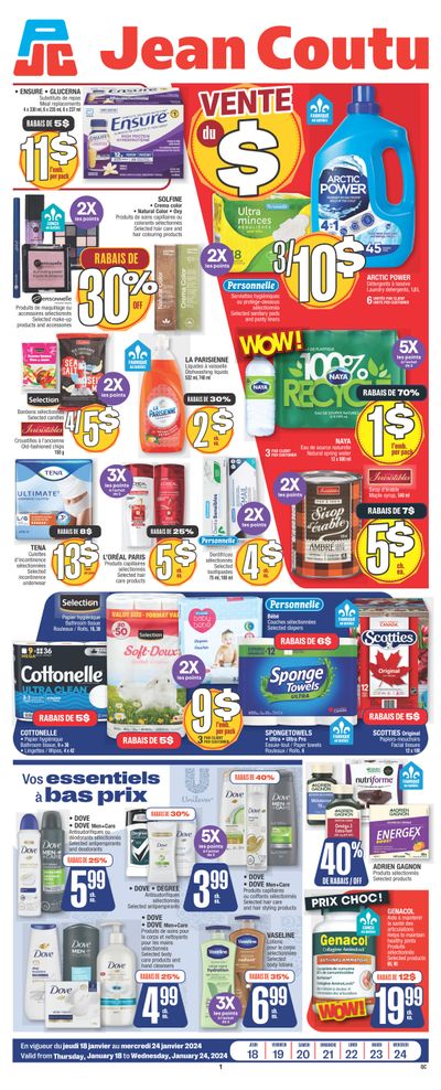 Jean Coutu (QC) Flyer January 18 to 24