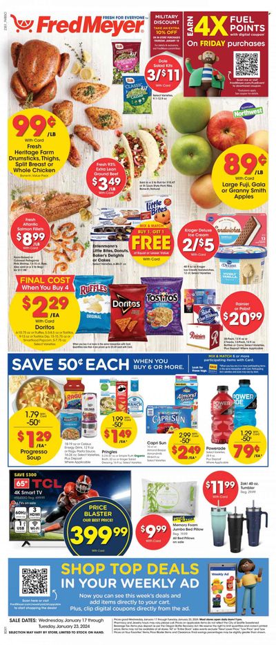 Fred Meyer (OR) Weekly Ad Flyer Specials January 17 to January 23, 2024