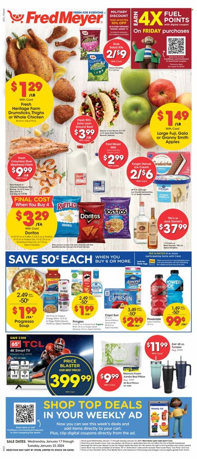 Fred Meyer (AK) Weekly Ad Flyer Specials January 17 to January 23, 2024