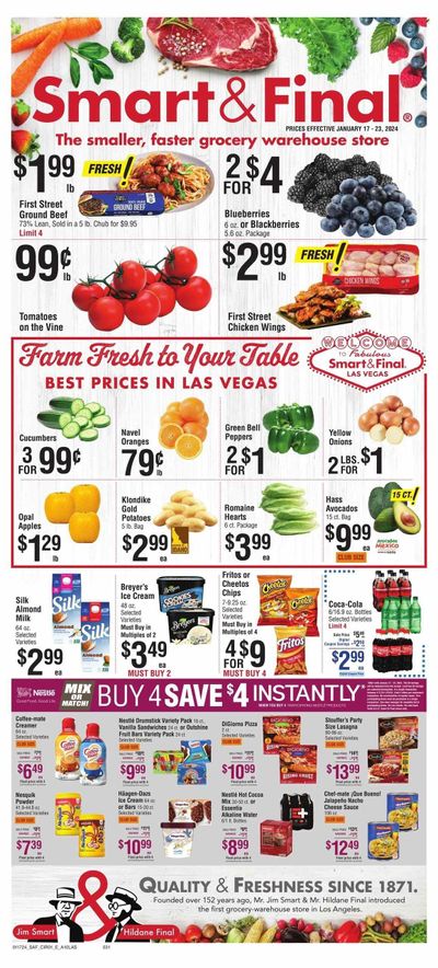 Smart & Final (NV) Weekly Ad Flyer Specials January 17 to January 23, 2024