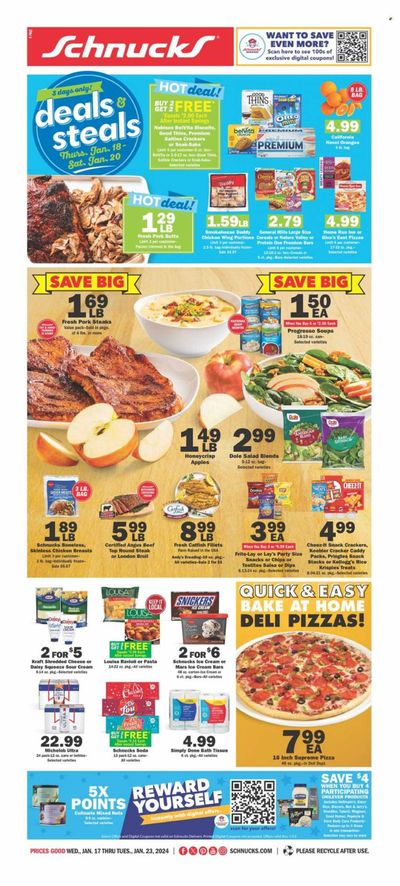 Schnucks (IA, IL, IN, MO) Weekly Ad Flyer Specials January 17 to January 23, 2024