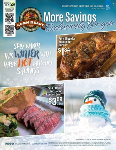 Commissary Weekly Ad Flyer Specials January 15 to January 28, 2024