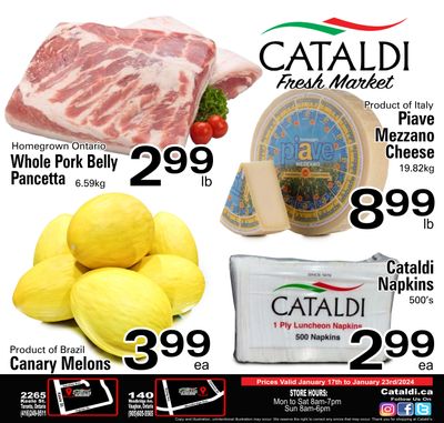 Cataldi Fresh Market Flyer January 17 to 23