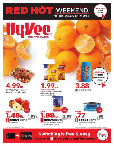 Hy-Vee (IA, IL, KS, MO) Weekly Ad Flyer Specials January 15 to January 21, 2024