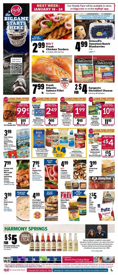 Big Y (MA) Weekly Ad Flyer Specials January 11 to January 17, 2024