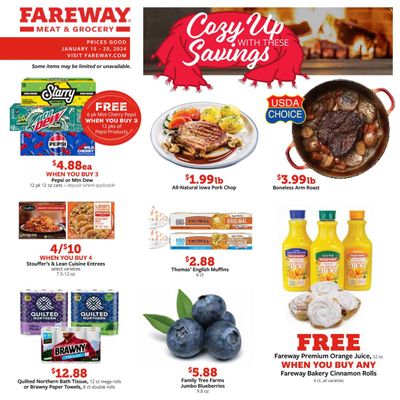 Fareway (IA) Weekly Ad Flyer Specials January 15 to January 20, 2024