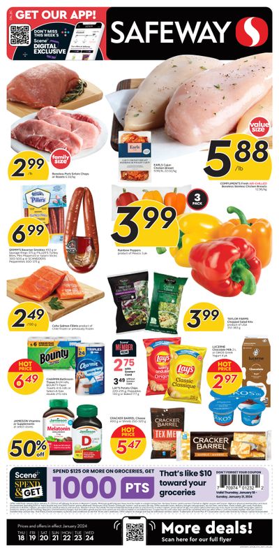 Safeway (BC) Flyer January 18 to 24