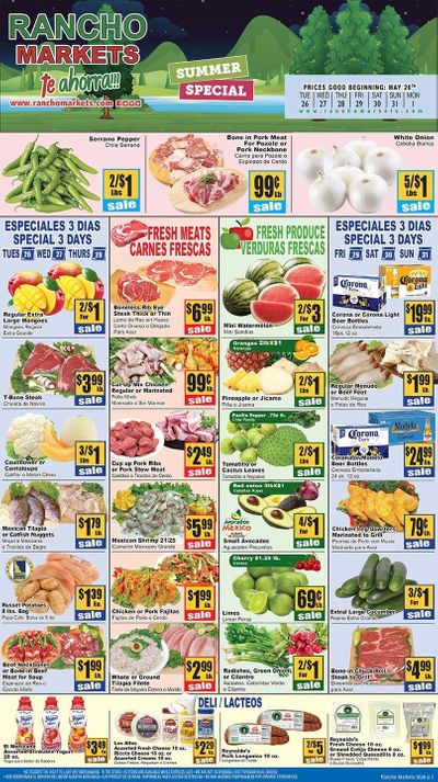 Rancho Markets Weekly Ad & Flyer May 26 to June 1