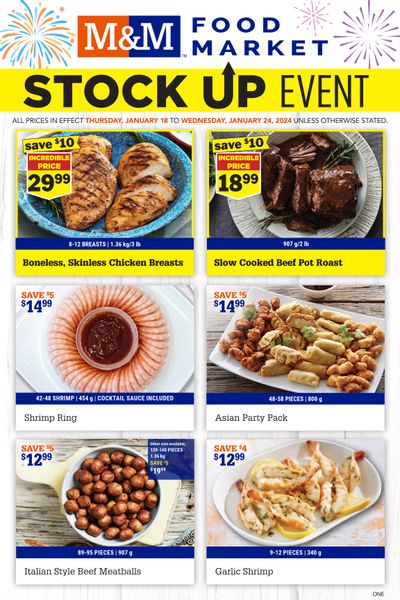 M&M Food Market (ON) Flyer January 18 to 24
