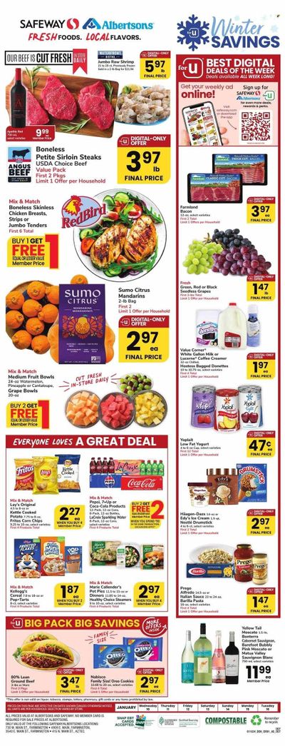Safeway (NM) Weekly Ad Flyer Specials January 10 to January 16, 2024