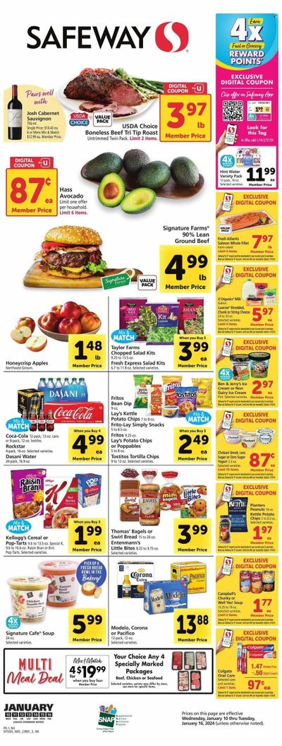 Safeway (NV) Weekly Ad Flyer Specials January 10 to January 16, 2024