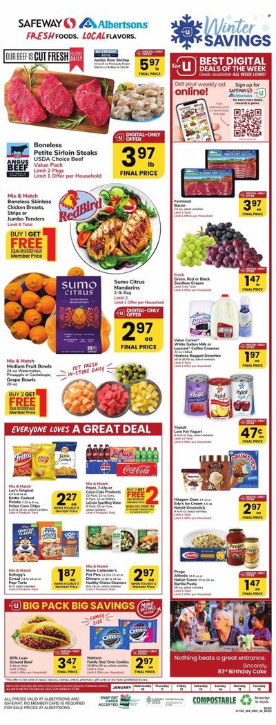 Safeway (WY) Weekly Ad Flyer Specials January 10 to January 16, 2024