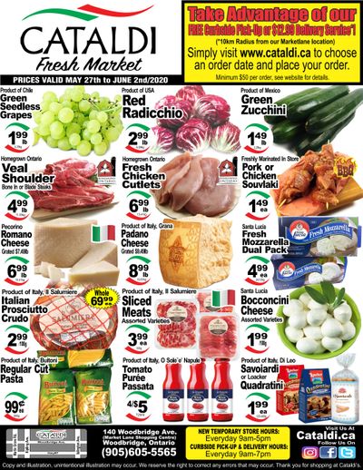 Cataldi Fresh Market Flyer May 27 to June 2