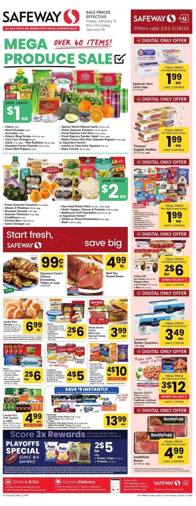 Safeway (MD) Weekly Ad Flyer Specials January 12 to January 18, 2024