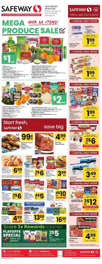 Safeway (MD) Weekly Ad Flyer Specials January 12 to January 18, 2024