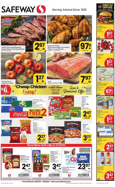 Safeway (AZ) Weekly Ad Flyer Specials January 17 to January 23, 2024