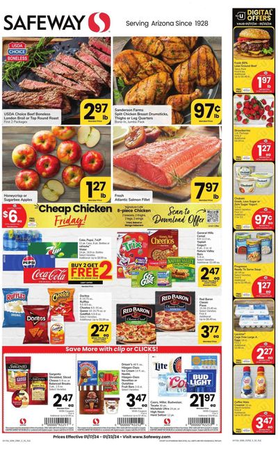 Safeway (AZ) Weekly Ad Flyer Specials January 17 to January 23, 2024