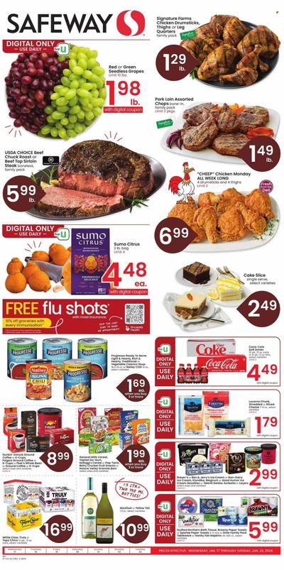 Safeway (CO) Weekly Ad Flyer Specials January 17 to January 23, 2024