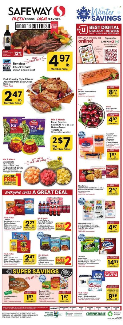 Safeway (CO) Weekly Ad Flyer Specials January 17 to January 23, 2024