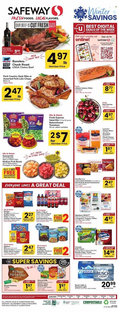 Safeway (NE) Weekly Ad Flyer Specials January 17 to January 23, 2024