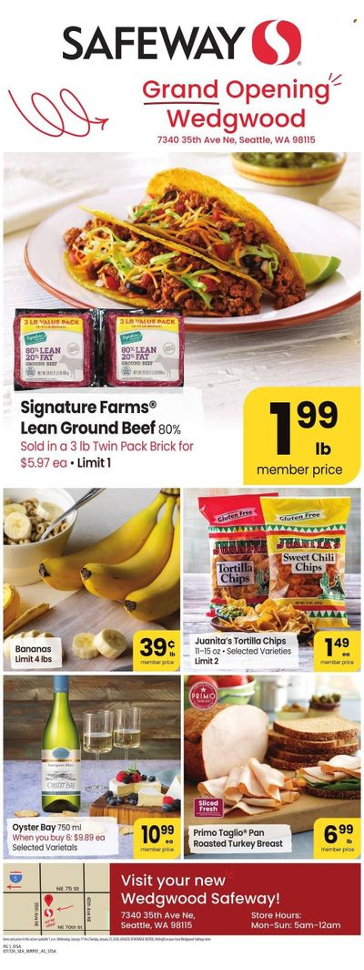 Safeway (WA) Weekly Ad Flyer Specials January 17 to January 23, 2024