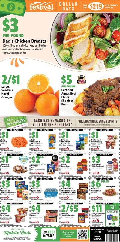 Festival Foods (WI) Weekly Ad Flyer Specials January 17 to January 23, 2024