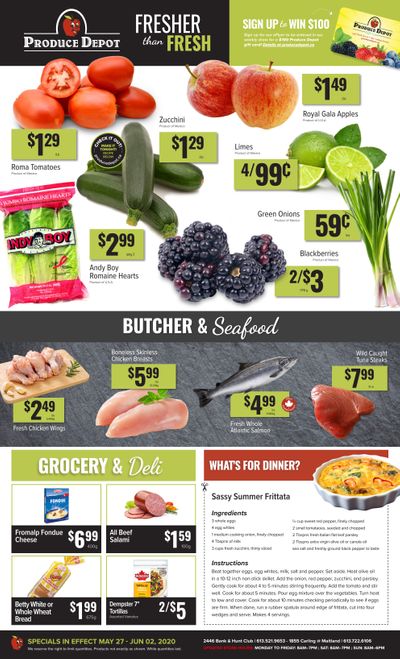 Produce Depot Flyer May 27 to June 2