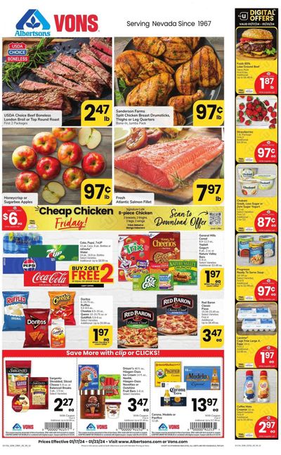 Vons (NV) Weekly Ad Flyer Specials January 17 to January 23, 2024