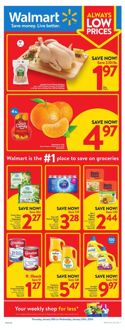 Walmart (West) Flyer January 18 to 24
