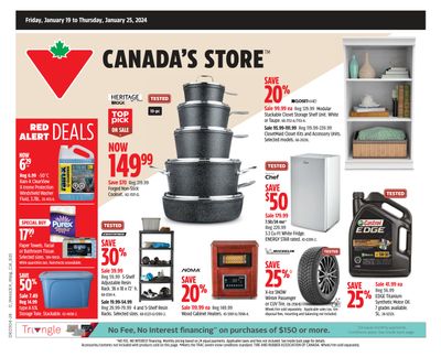 Canadian Tire (West) Flyer January 19 to 25