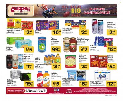 Cardenas (CA, NV) Weekly Ad Flyer Specials January 10 to January 30, 2024
