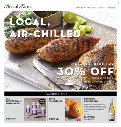 Bristol Farms (CA) Weekly Ad Flyer Specials January 3 to January 16, 2024